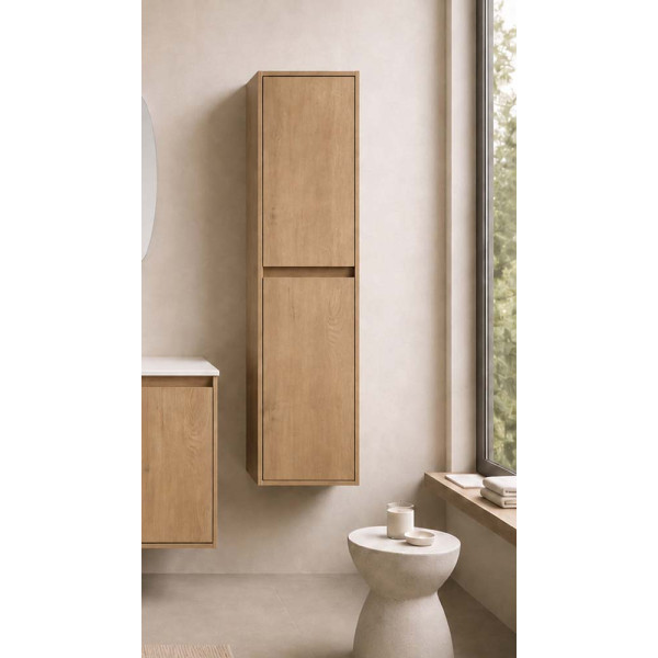 Pensile Mose L35xH142cm in nobilitato melaminico rovere