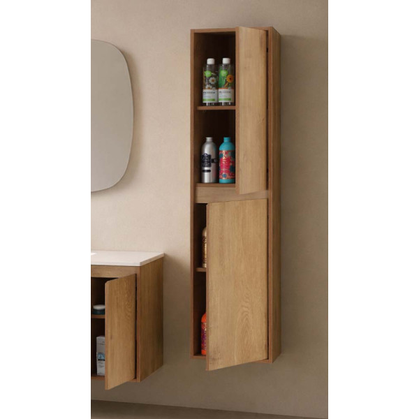 Pensile Mose L35xH142cm in nobilitato melaminico rovere