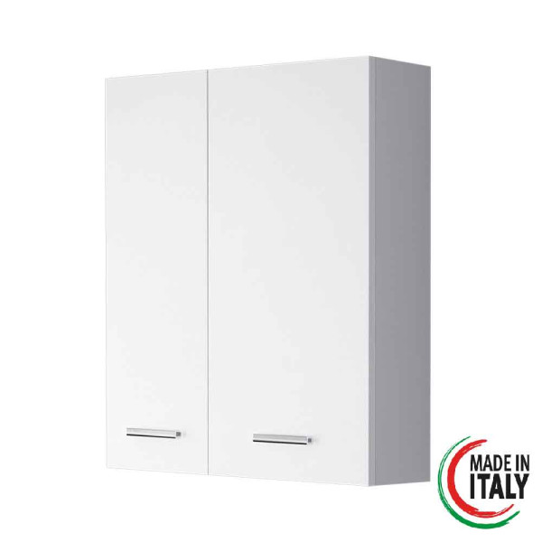 Pensile Stella 60cm in nobilitato melaminico bianco lucido
