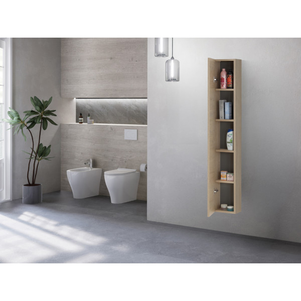 Pensile Stella L24xH150 in nobilitato melaminico rovere