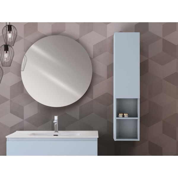 Pensile un'anta H115x30 azzurro polvere linea Light