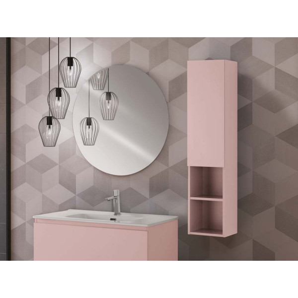 Pensile un'anta H115x30 rosa linea Light