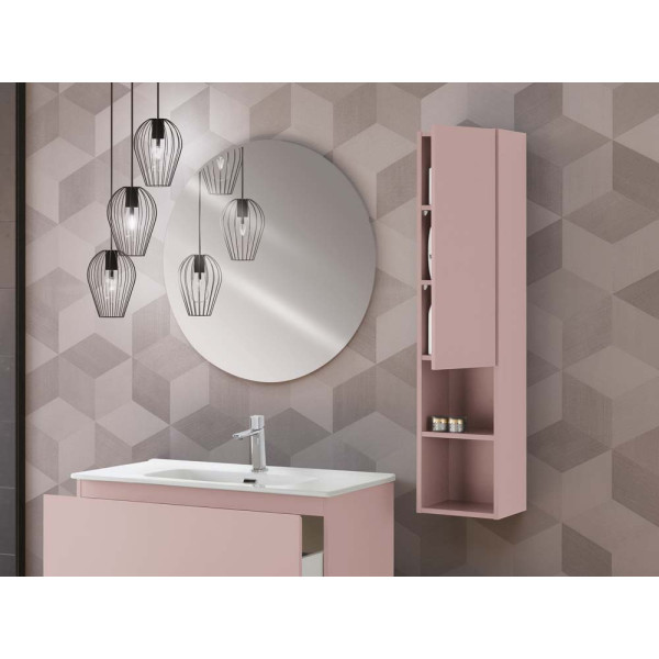 Pensile un'anta H115x30 rosa linea Light