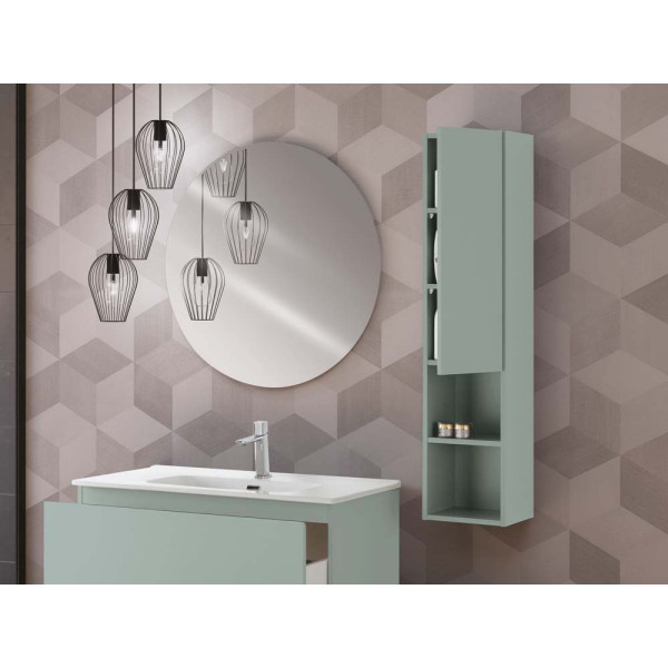 Pensile un'anta H115x30 verde linea Light