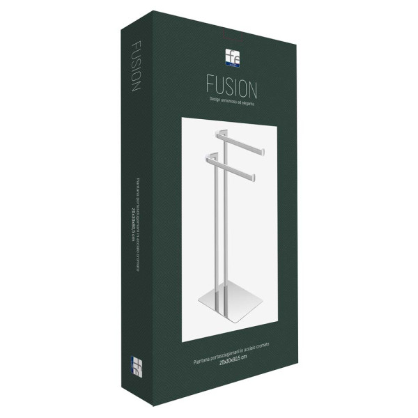 Piantana porta asciugamani cromo linea Fusion