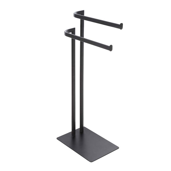 Piantana porta asciugamani nera linea Fusion