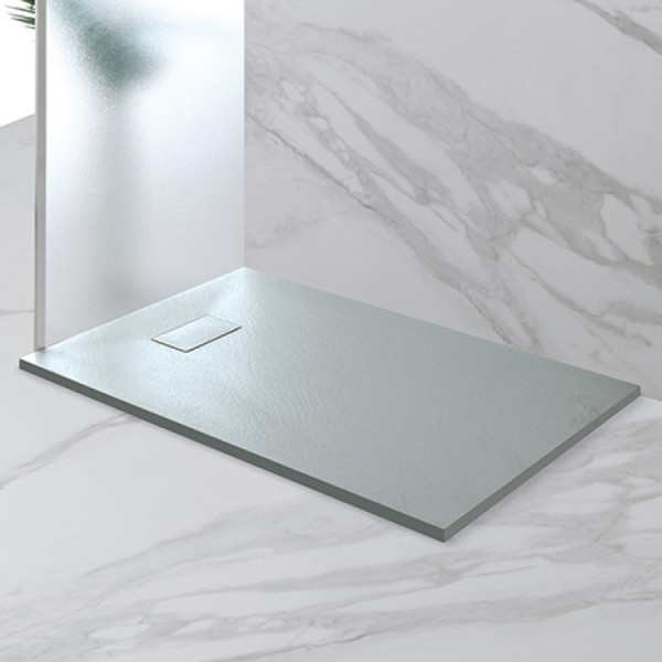 PIATTO DOCCIA 80X100 GRIGIO EFF. PIETRA