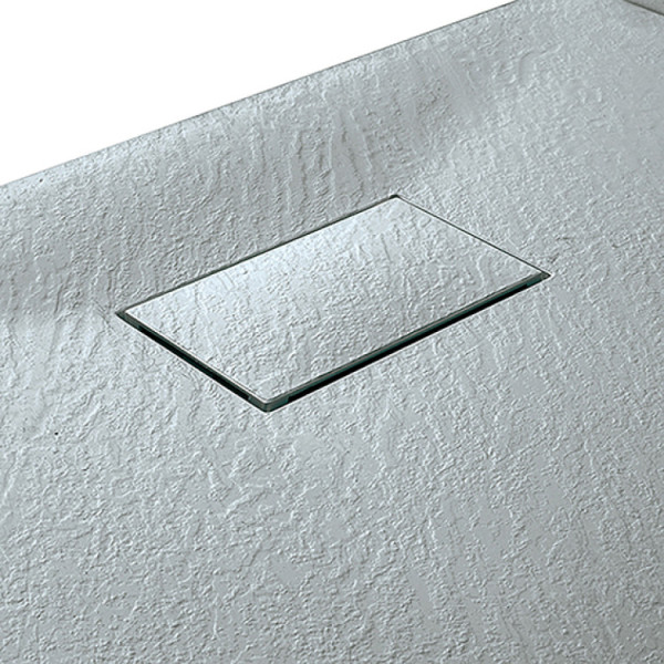 PIATTO DOCCIA 80X100 GRIGIO EFF. PIETRA