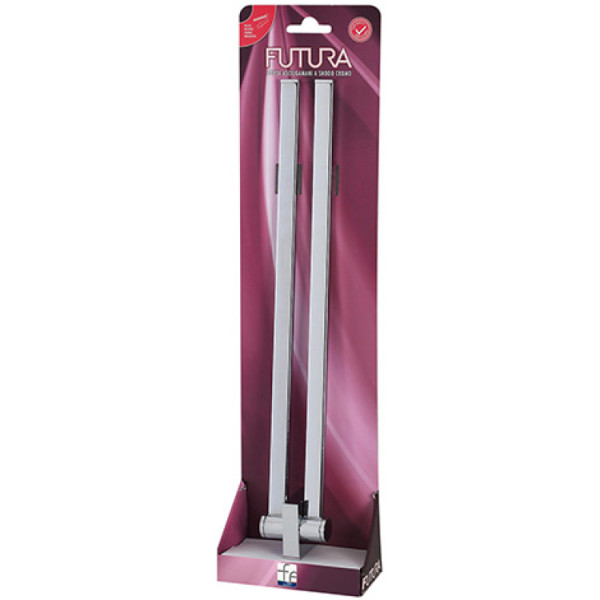 Porta asciugamani a snodo cromo linea Futura