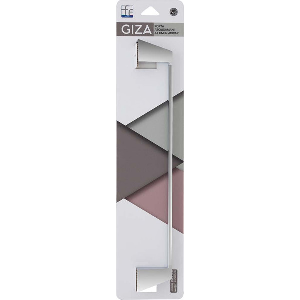 Porta asciugamani in cromall cromo 45cm linea Giza