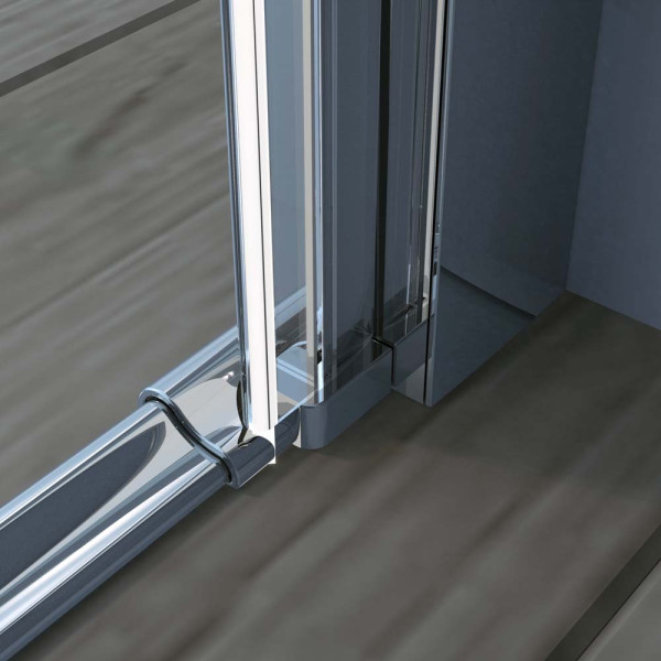 Porta battente 90cm trasparente linea Royal