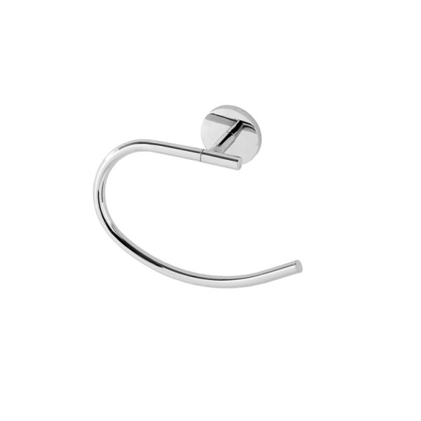 Porta salvietta ad anello cromo linea Bora