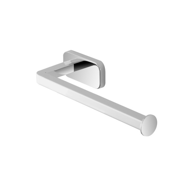 Porta salviette in acciaio inox cromo linea Cubik