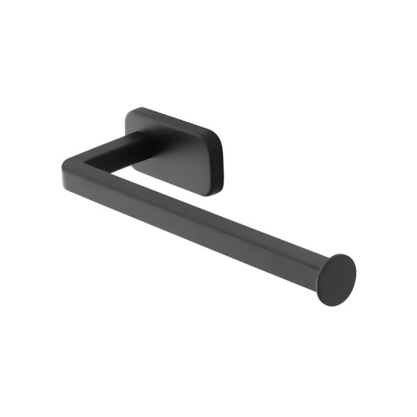 Porta salviette in acciaio inox nero linea Cubik