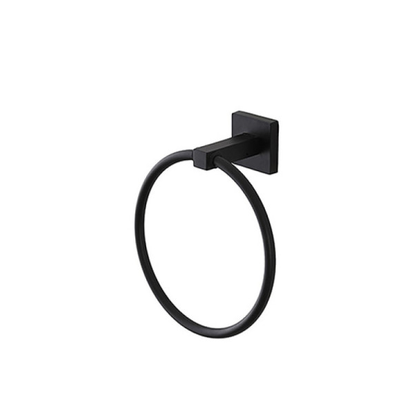 Porta salviette in acciaio nero linea Black Rock