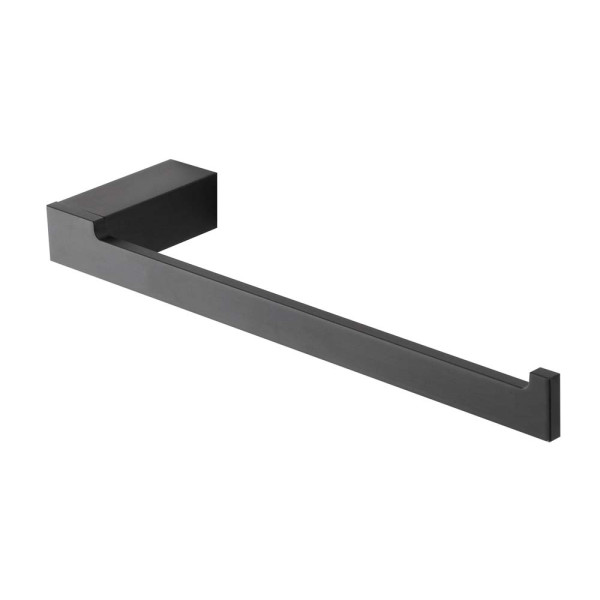 Porta salviette in alluminio nero Sky