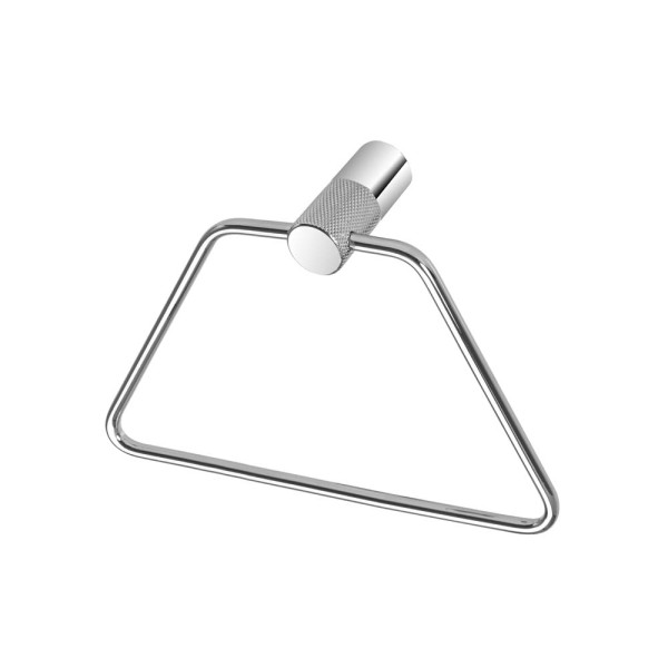 Porta salviette in cromall e alluminio cromo linea Aikon