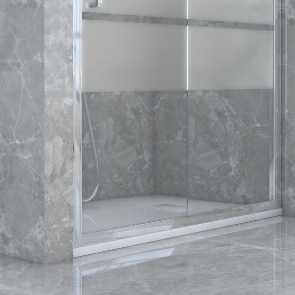 Porta scorrevole serigrafata linea T-Squared da 70 cm