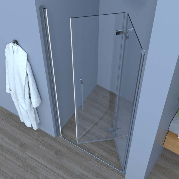 Porta soffietto trasparente 70cm linea Royal