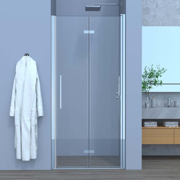 Porta soffietto trasparente 80cm linea Royal