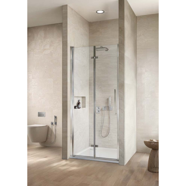 Porta soffietto trasparente 90cm linea Royal