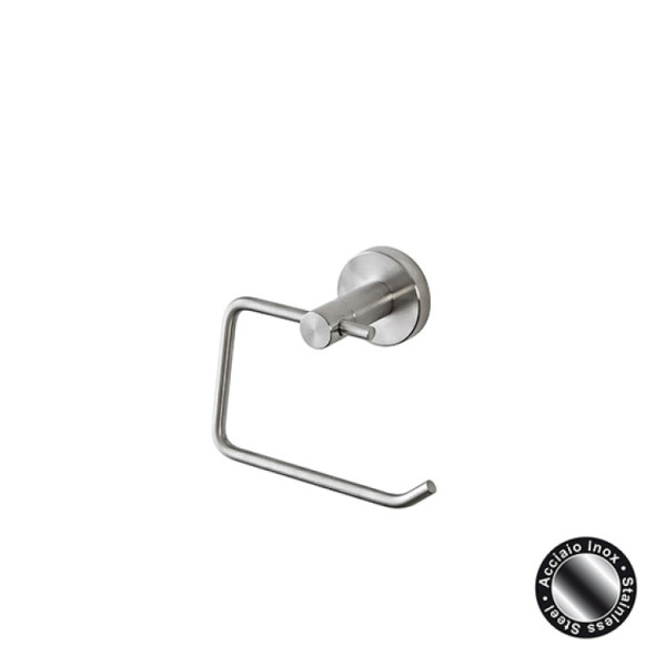 Portarotolo in acciaio satinato linea City