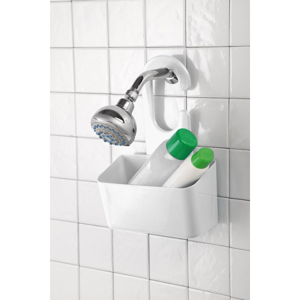 Portasapone doccia in pvc bianco linea Fox