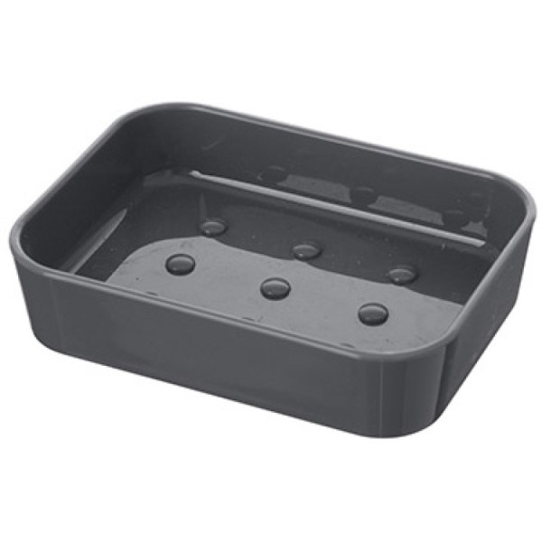 Portasapone in plastica AS grigio linea Star