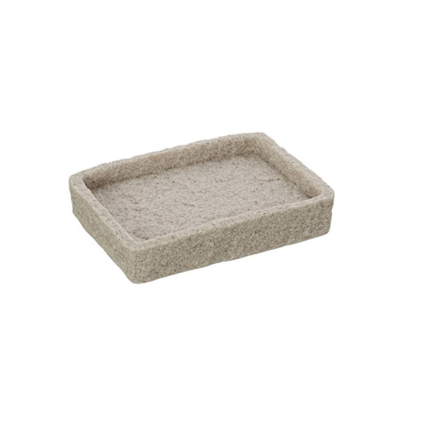 Portasapone in poliresina beige linea Sabbia