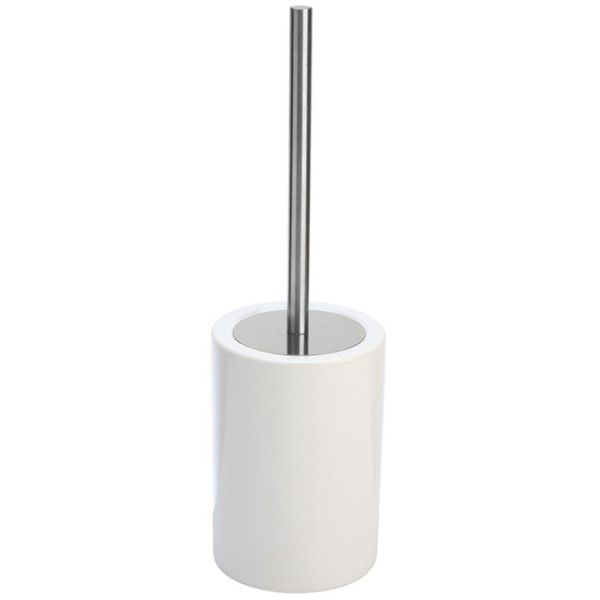 Portascopino in ceramica bianco linea Cily