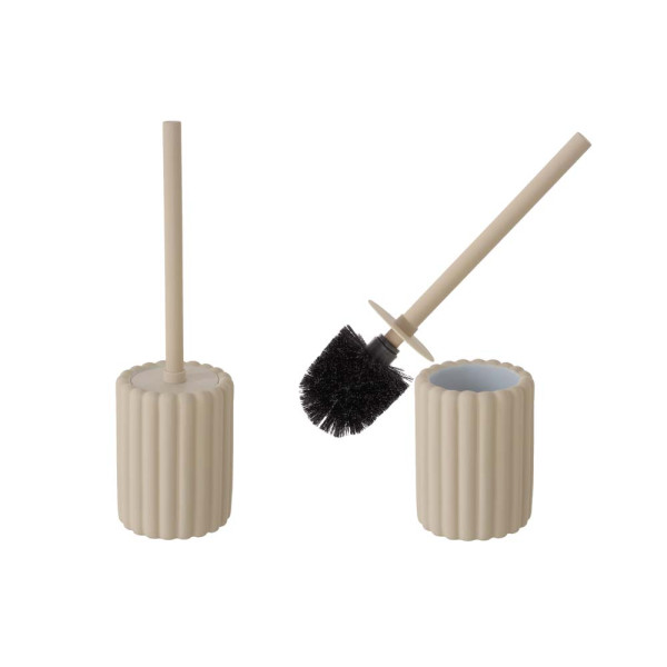 Portascopino in ceramica crema linea Blues