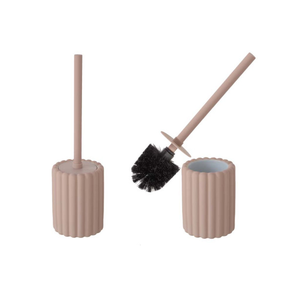 Portascopino in ceramica rosa linea Blues
