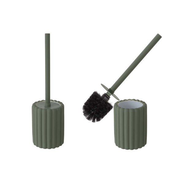 Portascopino in ceramica verde linea Blues