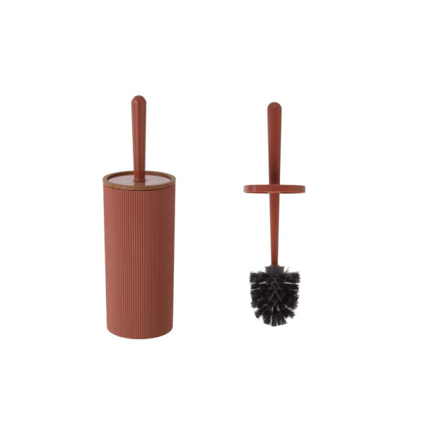 Portascopino in plastica PS e ABS terracotta linea London