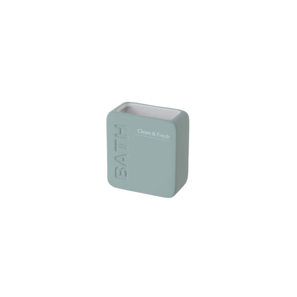 Portaspazzolino in ceramica azzurro linea Funky