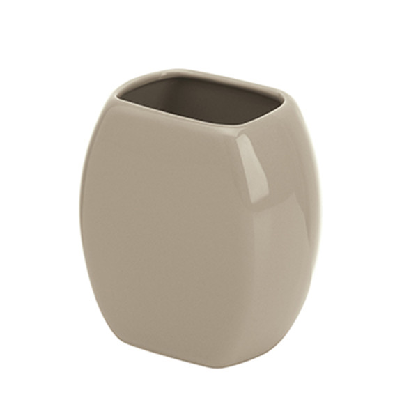 Portaspazzolino in ceramica tortora linea Parigi