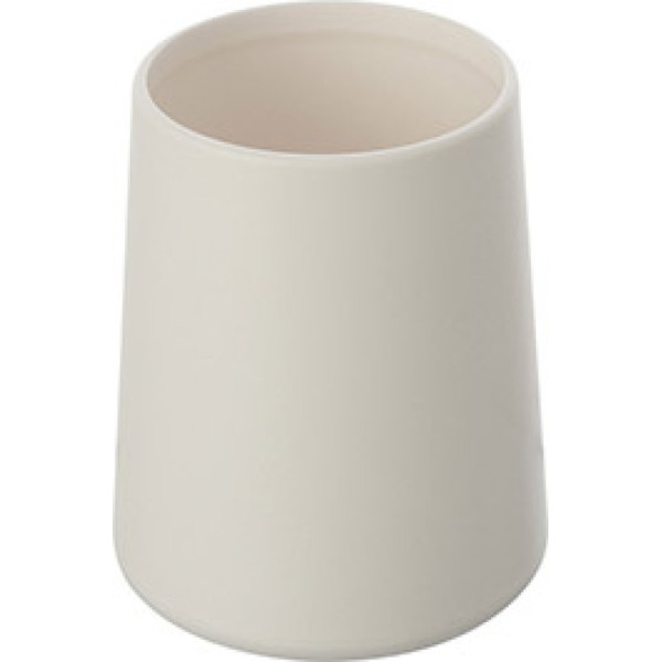 Portaspazzolino in plastica ABS bianco linea Pop