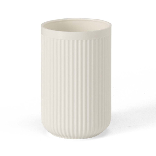 Portaspazzolino in plastica bianco linea Colorado