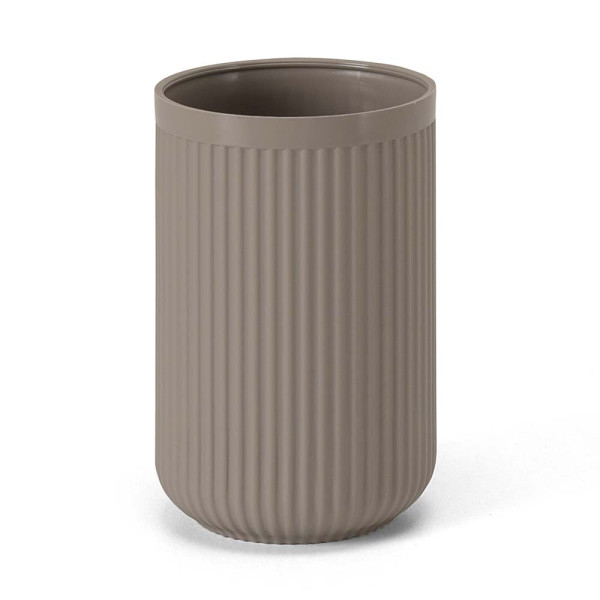 Portaspazzolino in plastica tortora linea Colorado