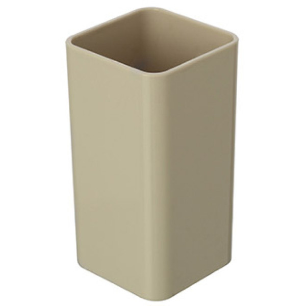 Posrtaspazzolino in plastica As beige linea Star