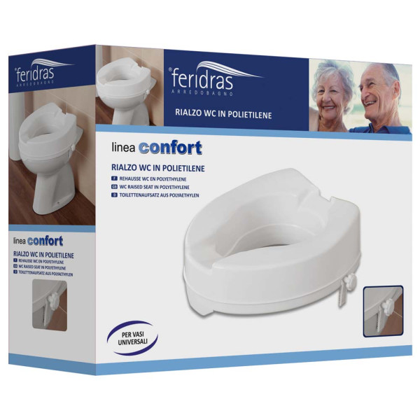 Rialzo wc in polietilene per vasi universali