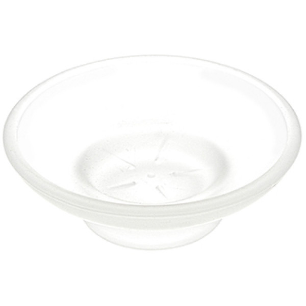 Ricambio in vetro satinato per portasapone