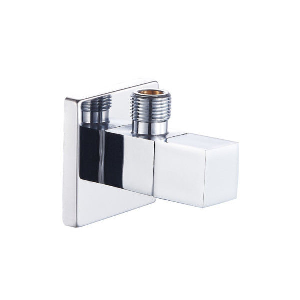 RUBINETTO SOTTOLAVABO QUADRATO CROMO