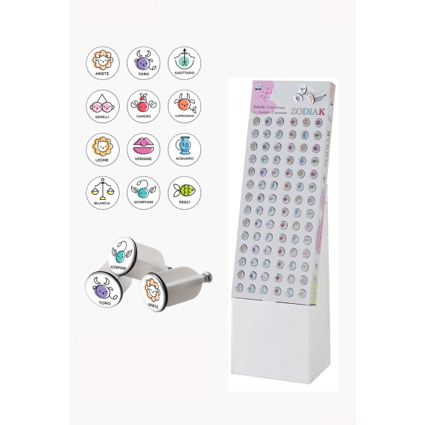 Saltello in acciaio e abs 38 mm Zodiac