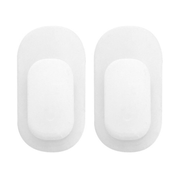 SET 2 GANCI IN PLATICA CROMO