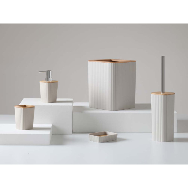 Set da appoggio ocn 5pz crema linea Show