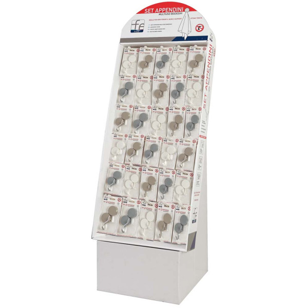 Set due appendini multiuso biadesivi in PS