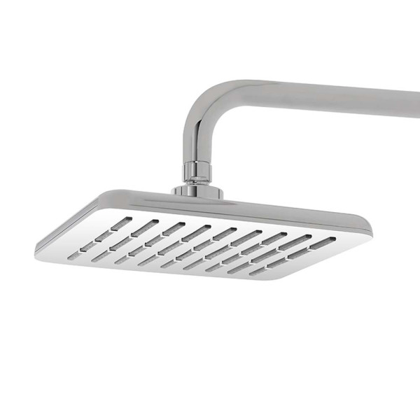 Soffione quadrato cromo 20x20cm Hidra Style