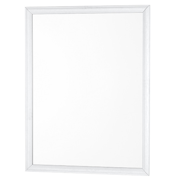 SPECCHIO CON CORNICE IN ABS BIANCO
