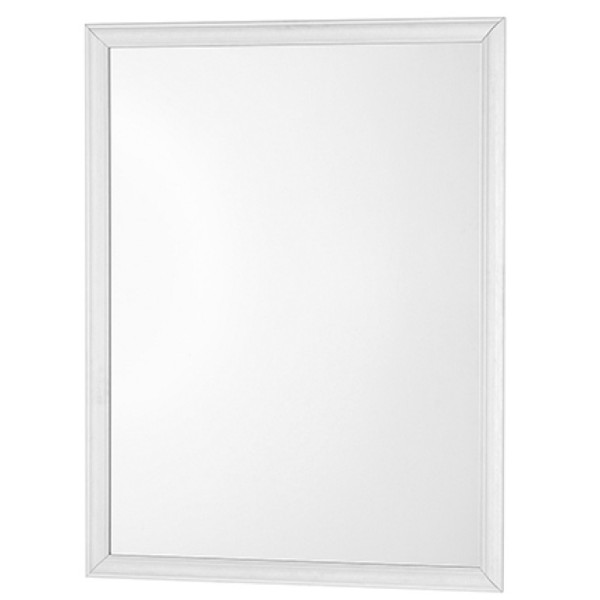 SPECCHIO CON CORNICE IN ABS BIANCO
